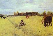 Valentin Serov, October. Domotcanovo